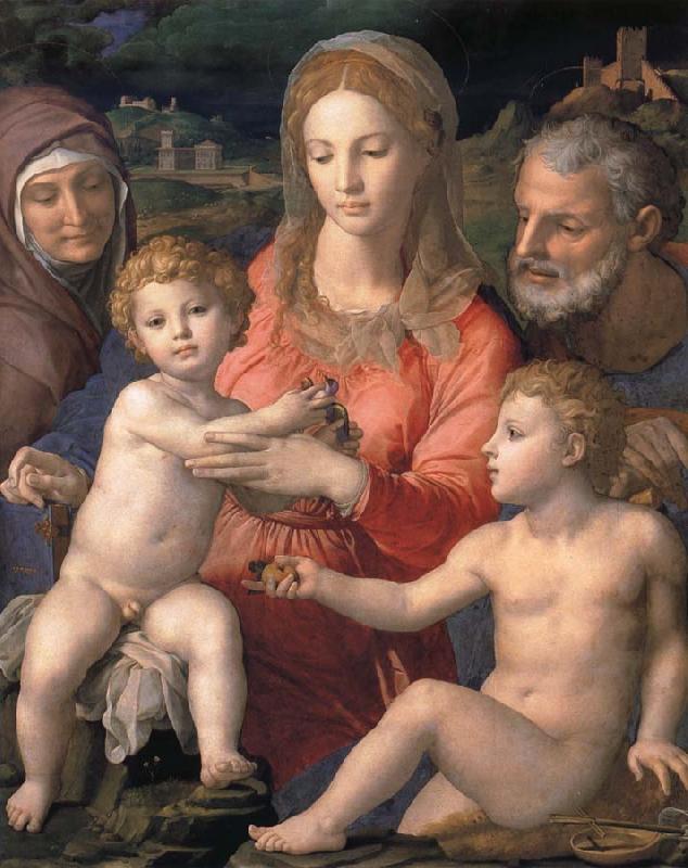  Holy Family with St  Anne and the infant
